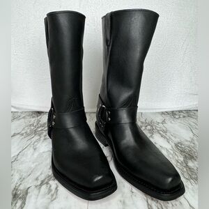 Texas Country Western Boot Men's Grasso Black T25- Sz 8‎